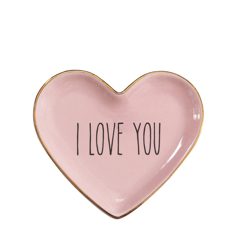 Herzteller I love you Rosa Flach