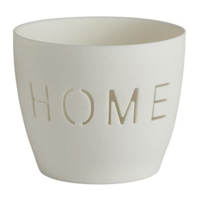 Porzellan Windlicht Home weiß