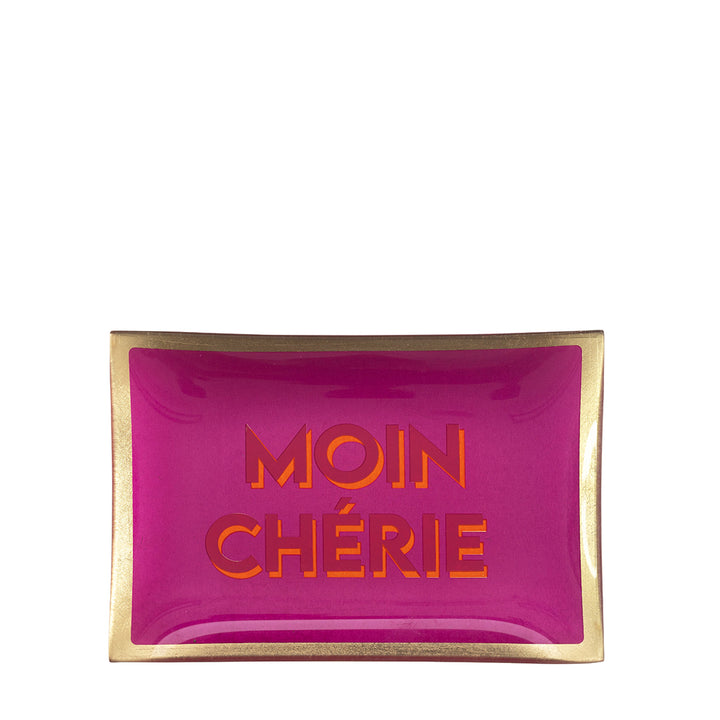 Glasteller Moin Chérie Neon Fuchsia Mittel