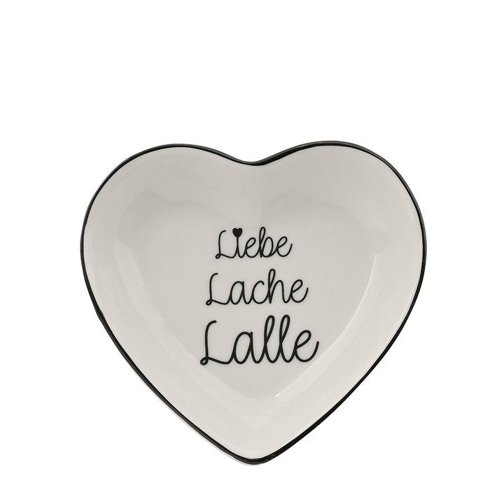 Herzteller Liebe Lache Lalle Weiß Tief