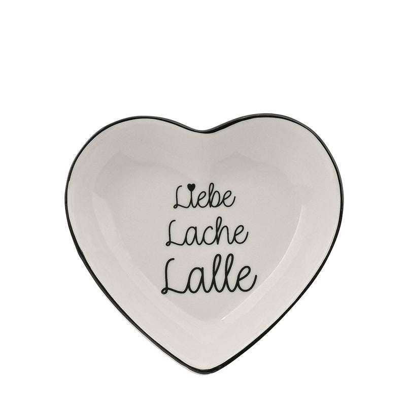 Herzteller Liebe Lache Lalle Weiß Tief