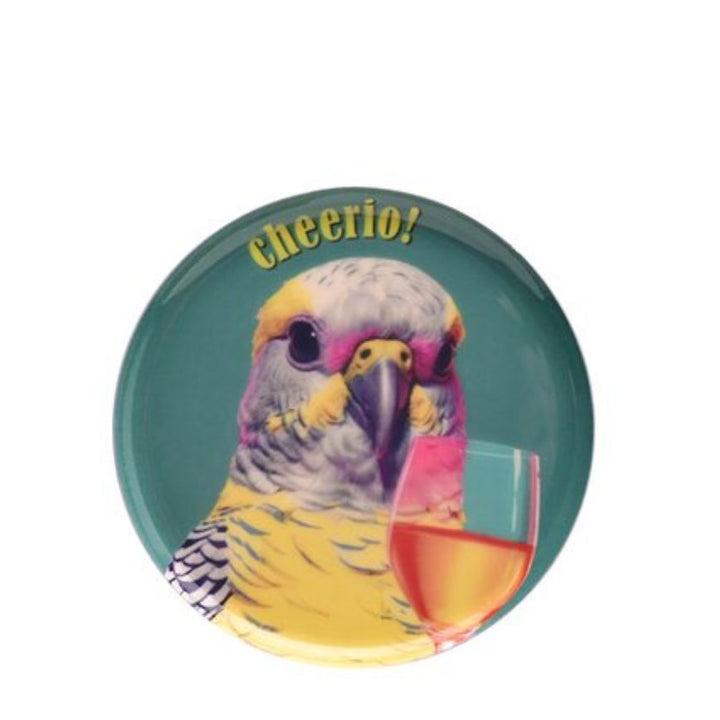 Dekotablett Cheerio! Grün 13 cm