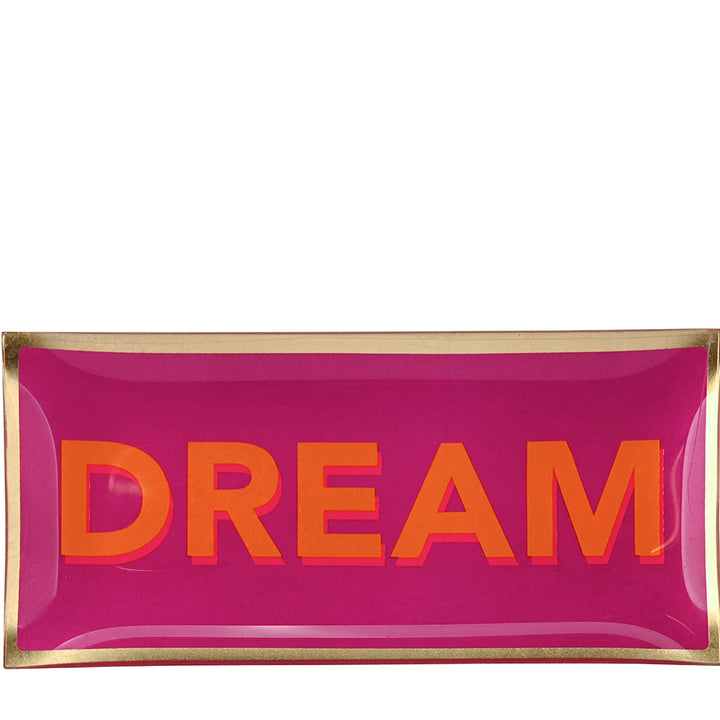 Glasteller Dream pink groß