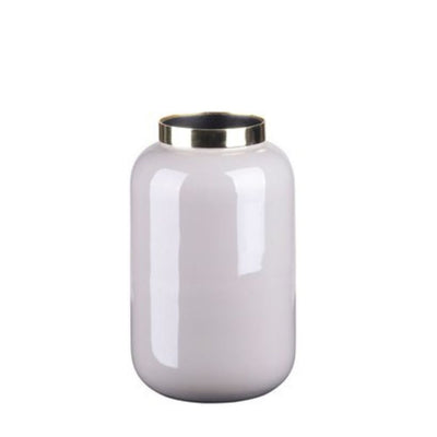 Vase Metall cool grey 18 cm