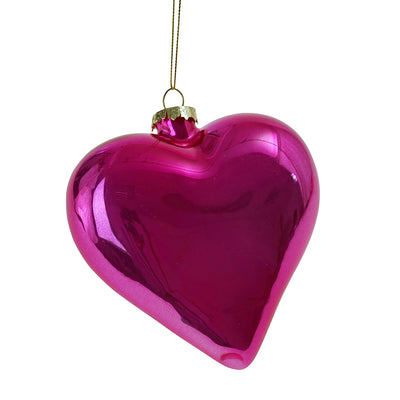 Glasherz Pink 12 cm
