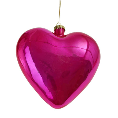 Glasherz Pink 15 cm