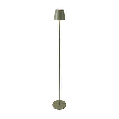 LED Stehleuchte grau