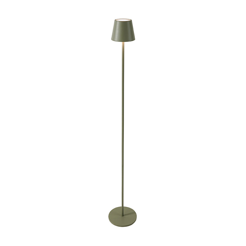 LED Stehleuchte grau