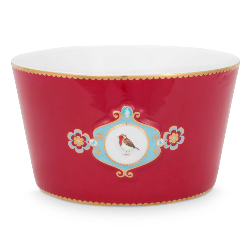 Pip Studio Schale Love Birds Medaillon rot groß