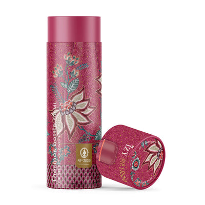 Pip Studio Thermosflasche Flower Festival Red 500 ml
