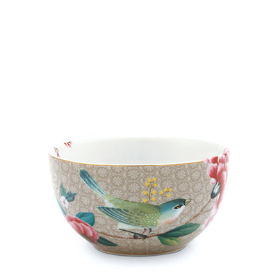 Pip Studio Schale Blushing Birds khaki 12 cm