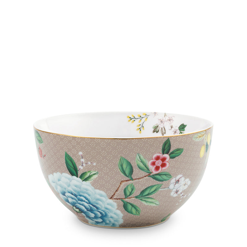 Pip Studio Schale Blushing Birds khaki 15 cm