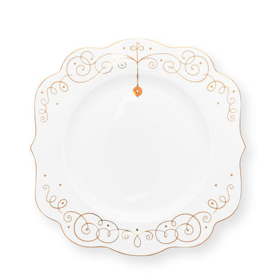 Pip Studio Speiseteller Royal Winter White 28 cm