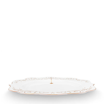 Pip Studio Speiseteller Royal Winter White 28 cm