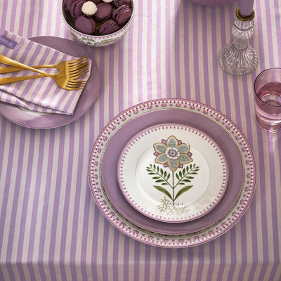 Pip Studio Frühstücksteller Lily & Lotus Blüte lila 21 cm