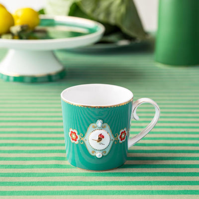 Pip Studio Tasse Love Birds grün klein