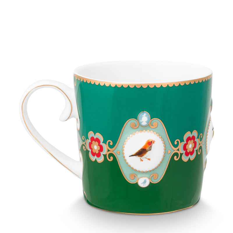 Pip Studio Tasse Love Birds Grüntöne klein