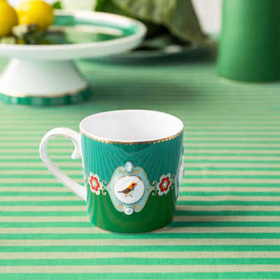 Pip Studio Tasse Love Birds Grüntöne klein