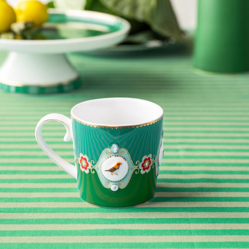 Pip Studio Tasse Love Birds Grüntöne klein