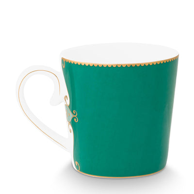 Pip Studio Tasse Love Birds grün groß
