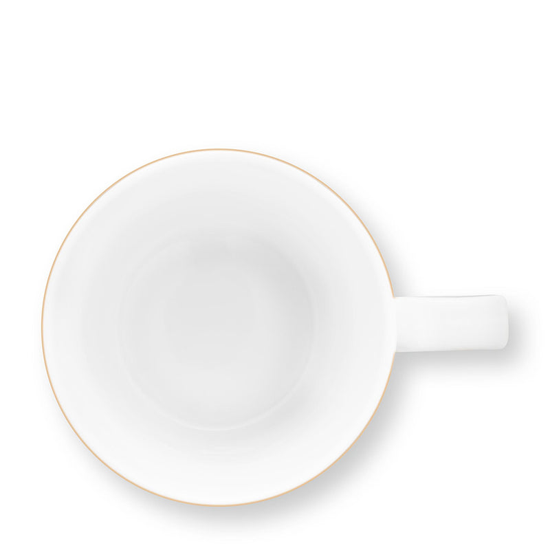 Pip Studio Tasse Love Birds Streifen grün groß