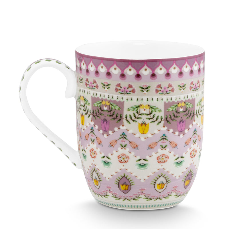 Pip Studio Tasse Lily & Lotus lila klein