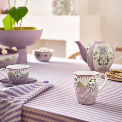 Pip Studio Tasse Lily & Lotus lila groß