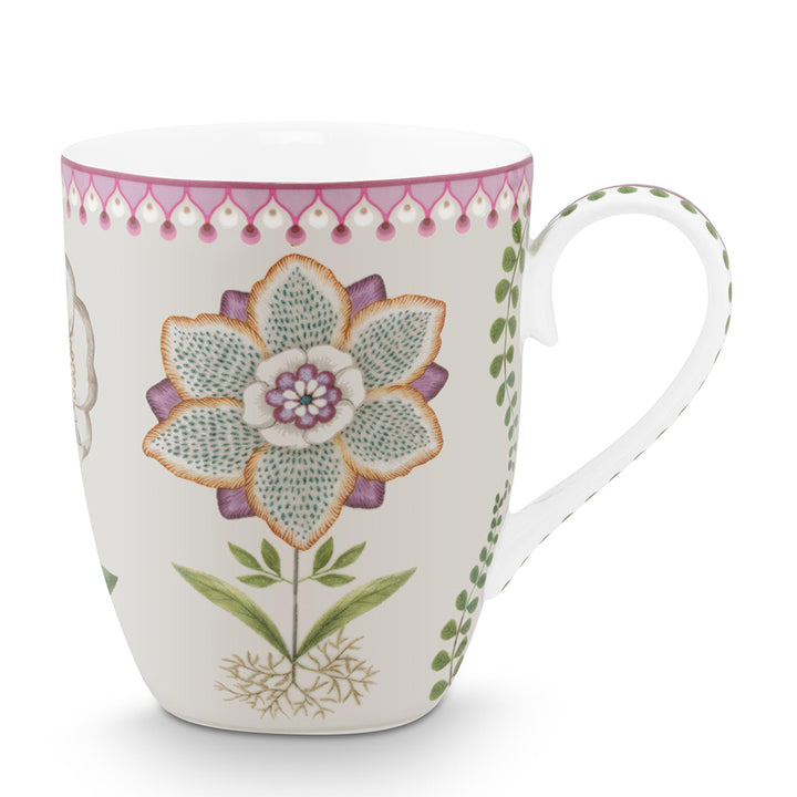 Pip Studio Tasse Lily & Lotus Blüte lila groß