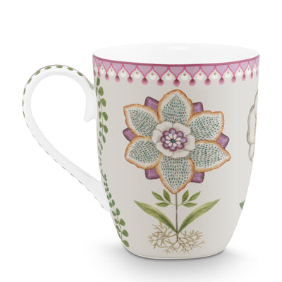 Pip Studio Tasse Lily & Lotus Blüte lila groß