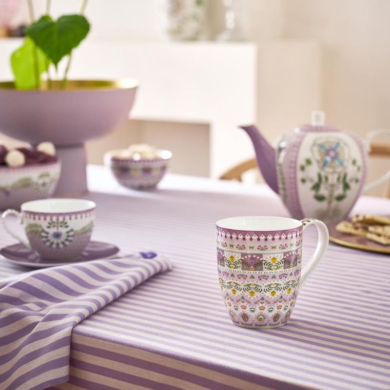 Pip Studio Tasse Lily & Lotus lila XL