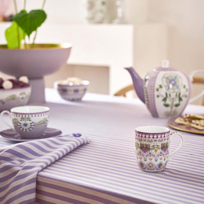 Pip Studio Tassen Lily & Lotus lila klein 2er-Set