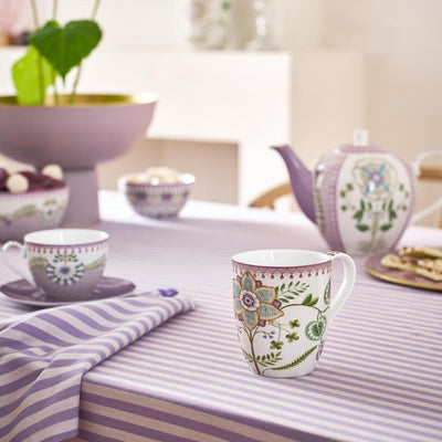 Pip Studio Tassen Lily & Lotus lila XL 2er-Set
