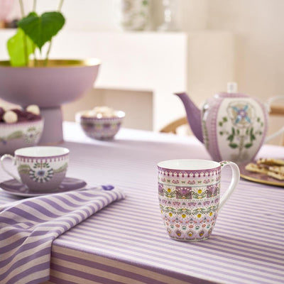 Pip Studio Tassen Lily & Lotus lila XL 2er-Set