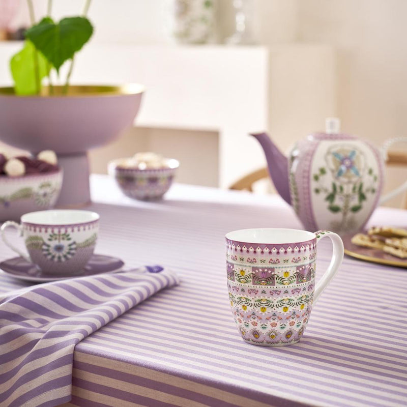Pip Studio Tassen Lily & Lotus lila XL 2er-Set