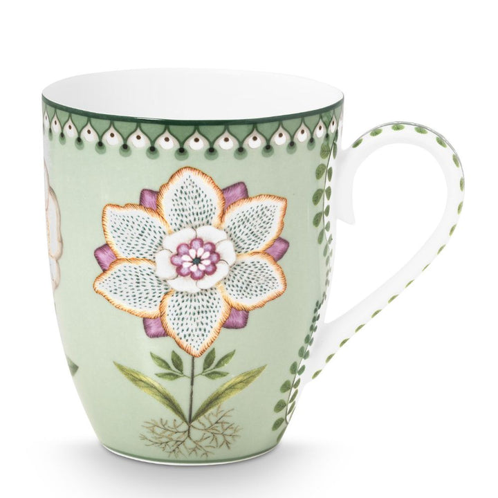 Pip Studio Tasse Lily & Lotus hellgrün groß