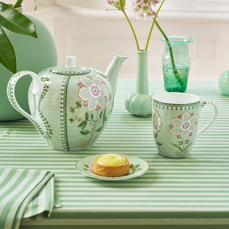 Pip Studio Tasse Lily & Lotus hellgrün groß