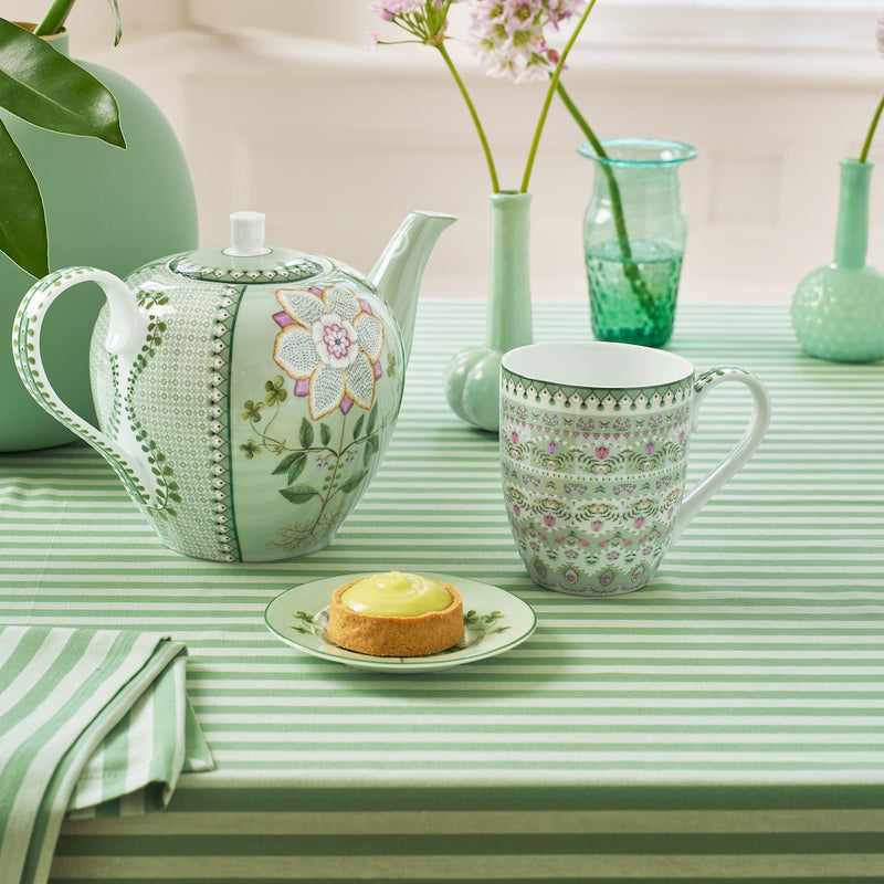 Pip Studio Tasse Lily & Lotus Moon Delight hellgrün XL