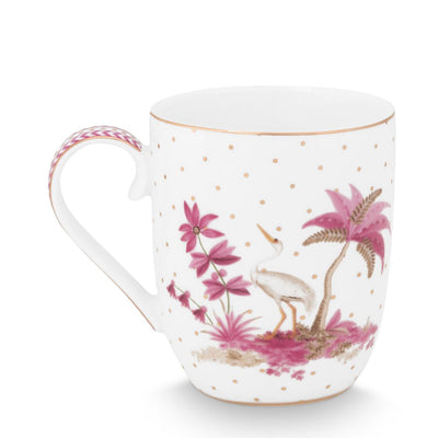 Pip Studio Tasse Jolie Punkte goldfarben rosa klein