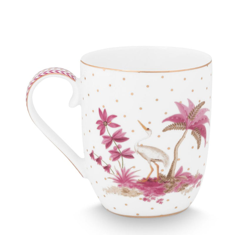 Pip Studio Tasse Jolie Punkte goldfarben rosa klein