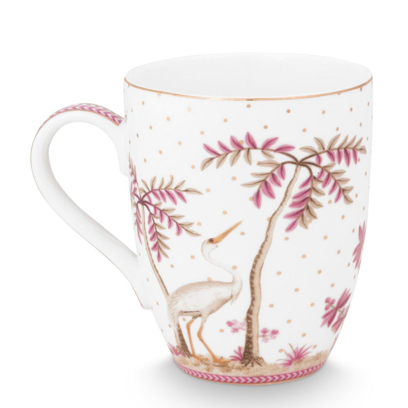Pip Studio Tasse Jolie Punkte goldfarben rosa groß