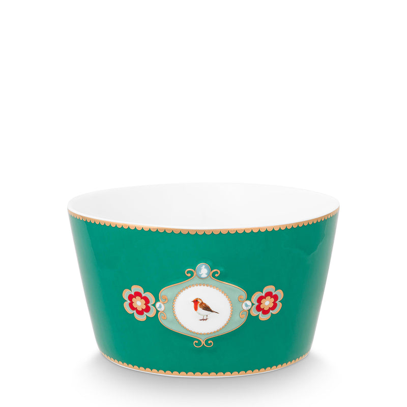 Pip Studio Schale Love Birds grün 15 cm