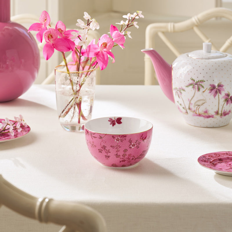 Pip Studio Schale Jolie Blumen rosa 12 cm