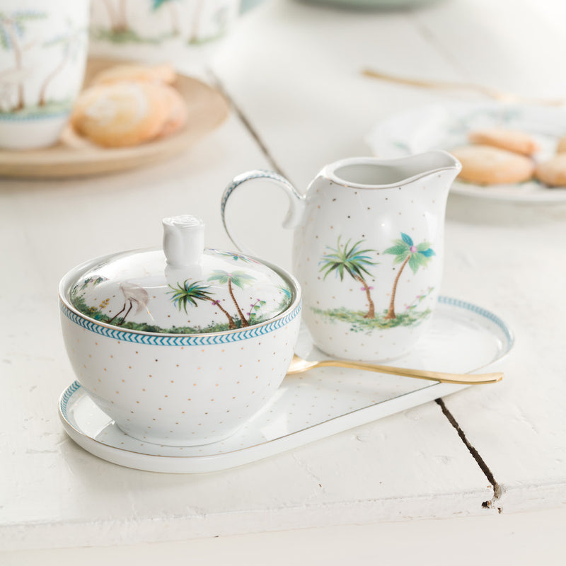 Pip Studio Zuckerdose Jolie Dots Weiß