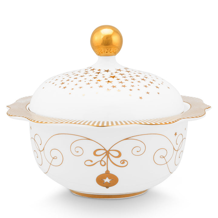 Pip Studio Zuckerdose Royal Winter White
