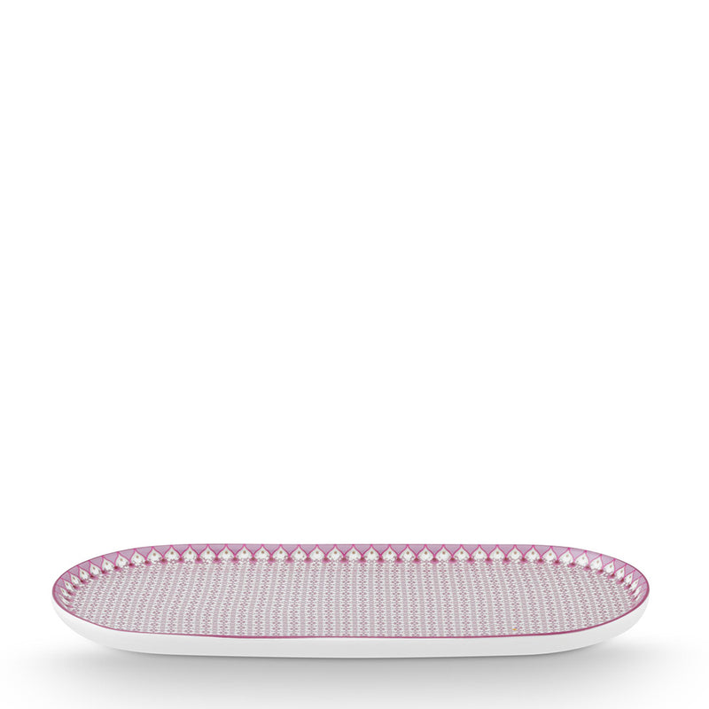 Pip Studio Milch & Zucker Tablett Lily & Lotus lila