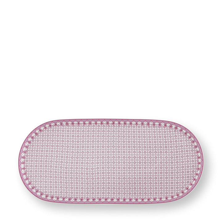 Pip Studio Milch & Zucker Tablett Lily & Lotus lila