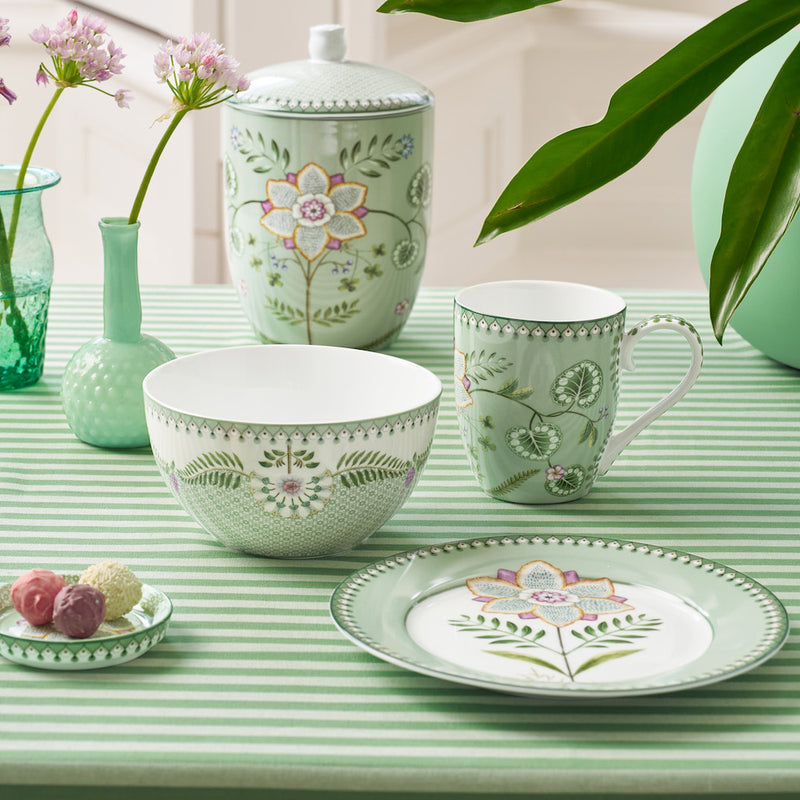 Pip Studio Frühstücksset Lily & Lotus hellgrün