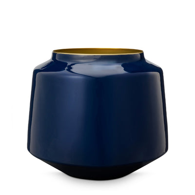 Pip Studio Vase Metall blau 22 cm
