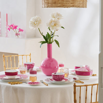Pip Studio Metall Vase rosa 33 cm