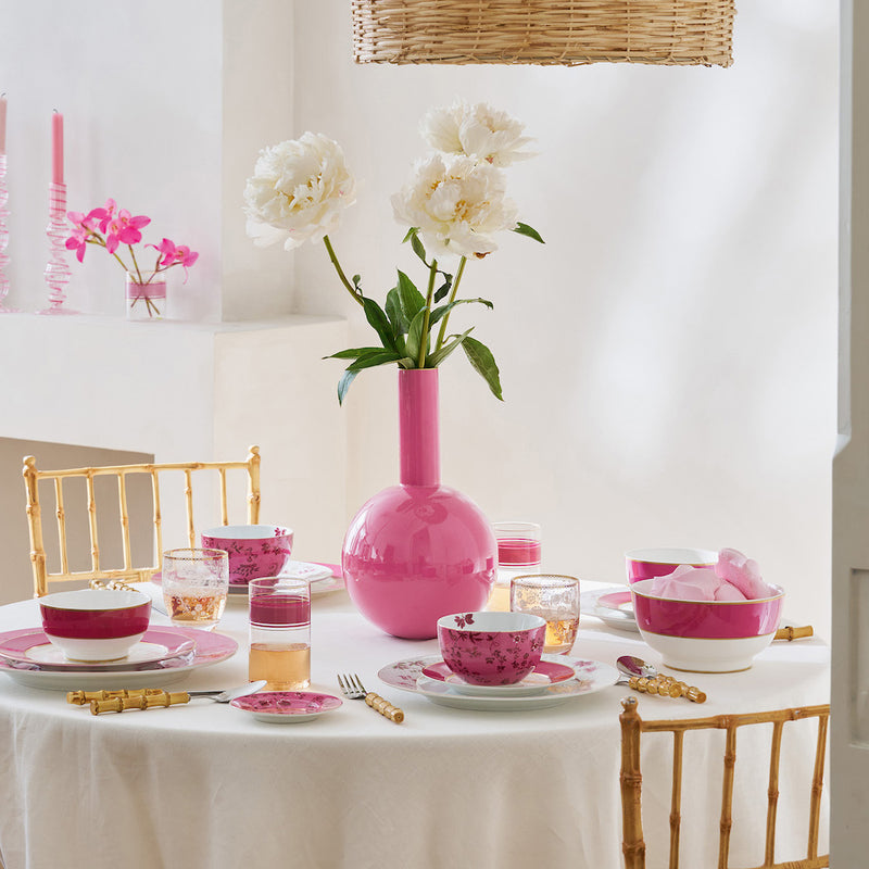 Pip Studio Metall Vase rosa 33 cm